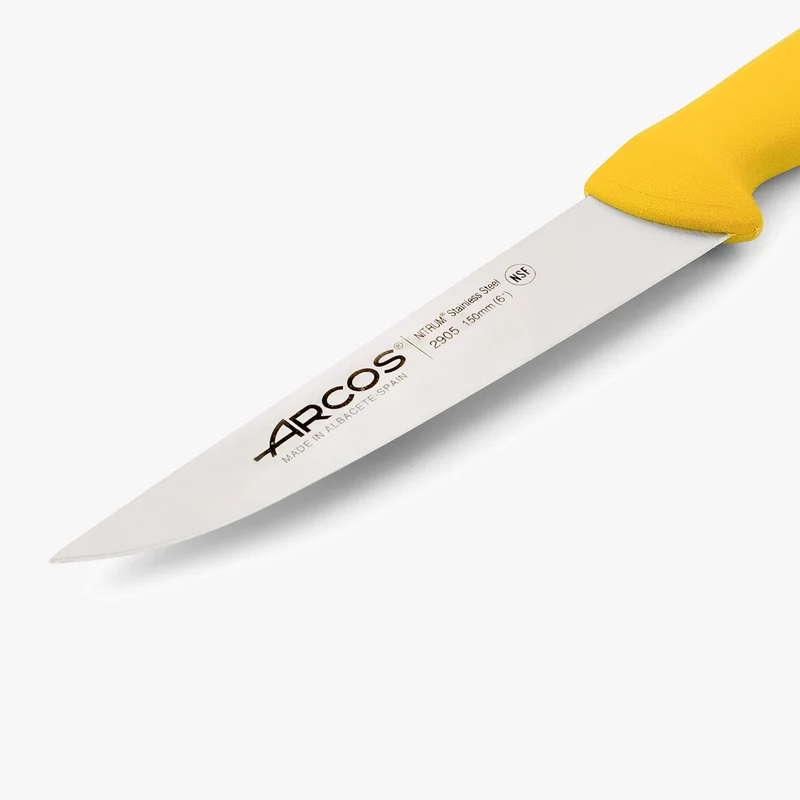 Cuchillo Cocina color amarillo Serie 2900 150 mm