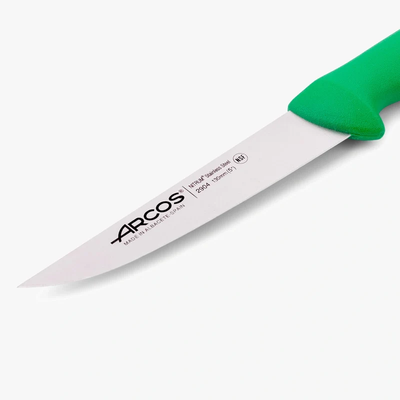 Cuchillo Cocina color verde Serie 2900 130 mm