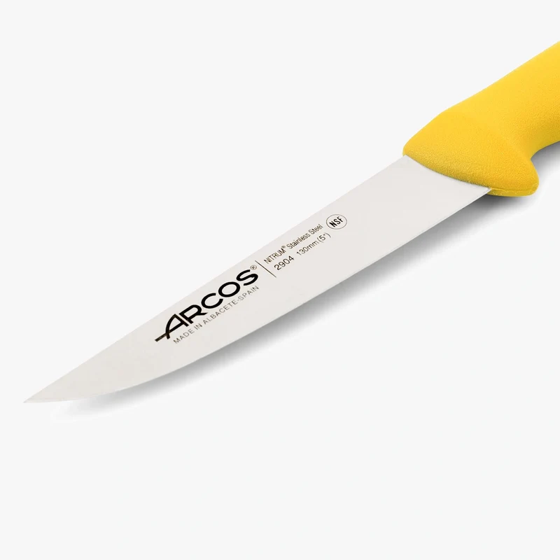 Cuchillo Cocina color amarillo Serie 2900 130 mm
