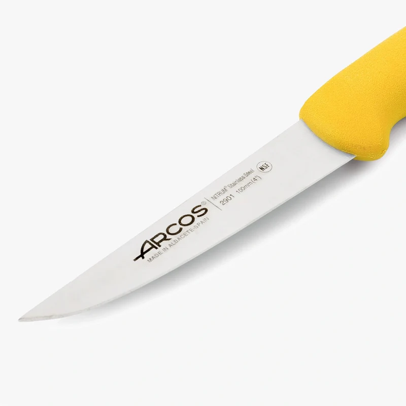 Cuchillo verduras color amarillo Serie 2900 100 mm