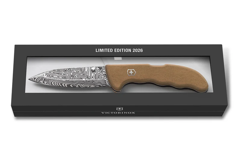 Couteau pliant Victorinox Evoke Wood Damast Édition limitée 2026
