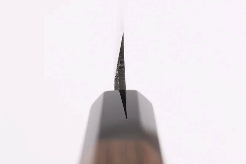 Couteau yanagiba kiritsuke 24cm japonais artisanal Hatsukokoro Shirasagi manche en wengé