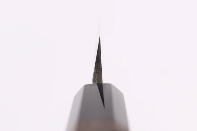 Couteau yanagiba kiritsuke 27cm japonais artisanal Hatsukokoro Shirasagi manche en wengé