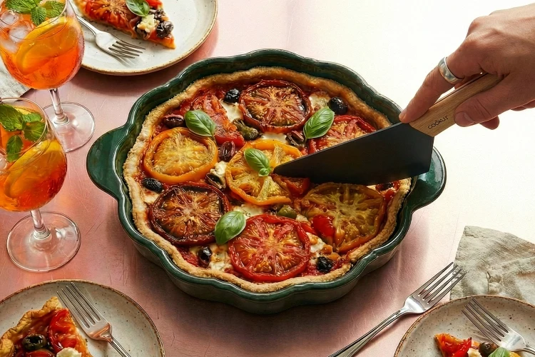 Coupe-tarte anti-rayure Cookut pour plat à tarte Le Formidable