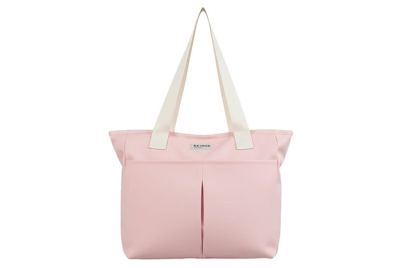 Lunch bag isotherme Akinod 10:47 en polycoton rose 21L