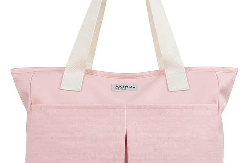 Lunch bag isotherme Akinod 10:47 en polycoton rose 21L