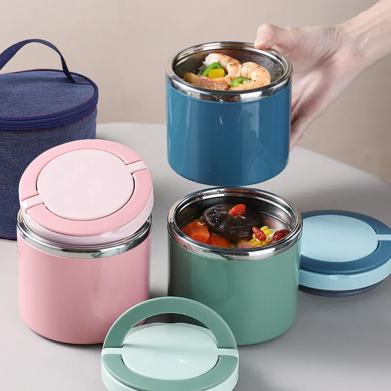 LunchBox Isotherme Inox 304 — Étanche, Double Paroi, 630 ml / 1 000 ml