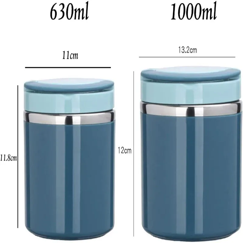LunchBox Isotherme Inox 304 — Étanche, Double Paroi, 630 ml / 1 000 ml