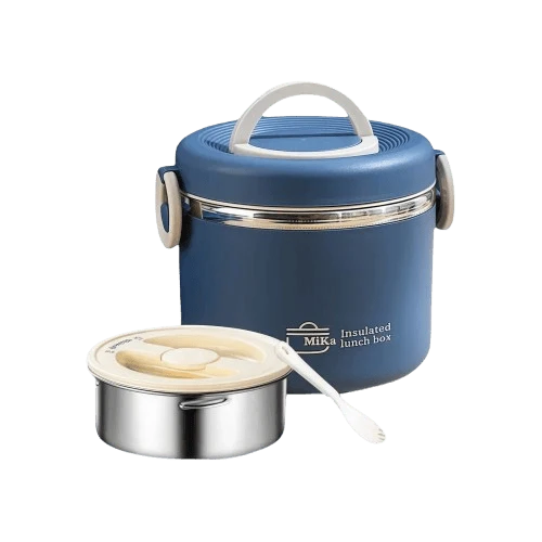 LunchBox Isotherme Inox 304 — 2 Niveaux 1100 ml, Chaud 6 h / Froid 8 h, Sans BPA