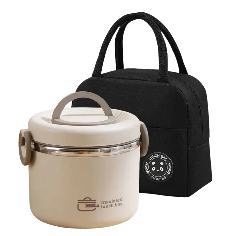 LunchBox Isotherme Inox 304 — 2 Niveaux 1100 ml, Chaud 6 h / Froid 8 h, Sans BPA