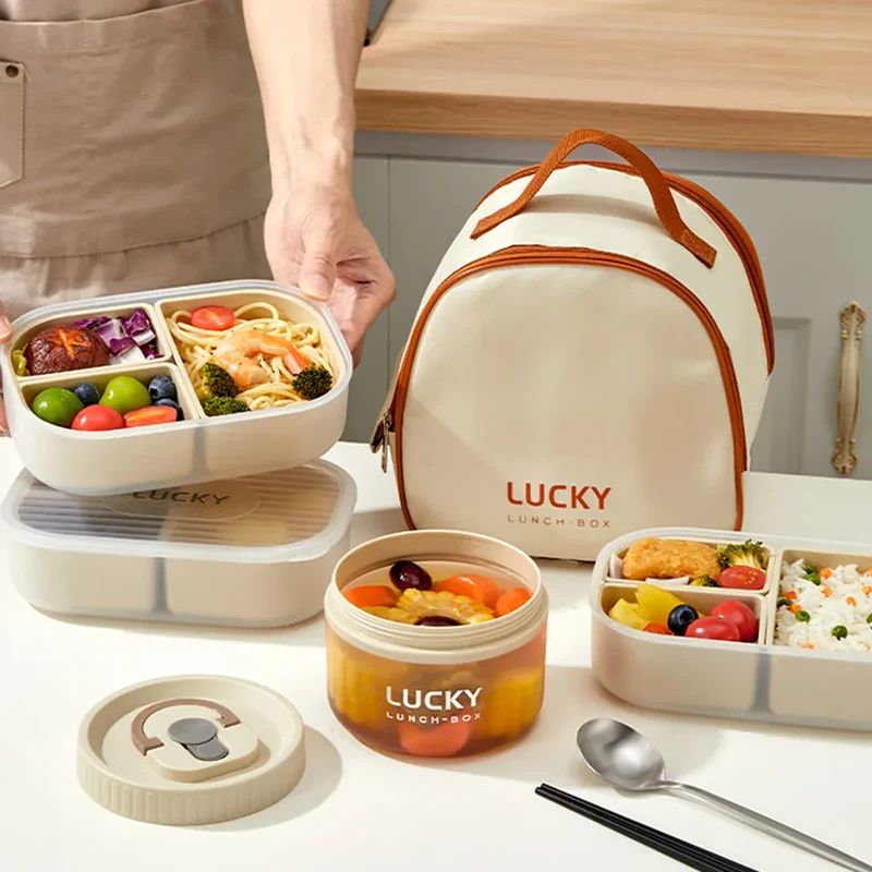 Ensemble Bento pour Enfant avec Sac Isotherme et Couverts