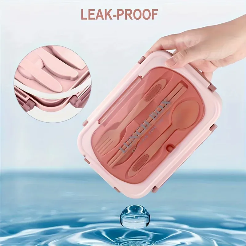 Bento Box Isotherme 2 Compartiments - Contenant Scellé Portable