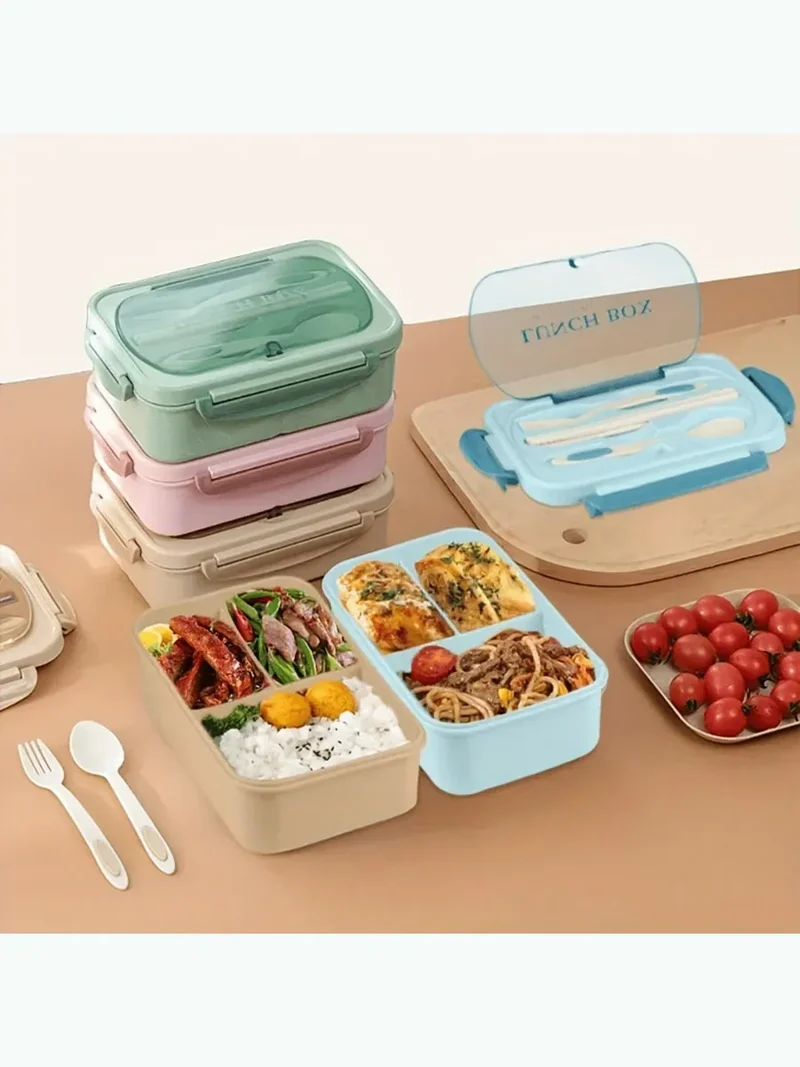 Bento Box Isotherme 2 Compartiments - Contenant Scellé Portable
