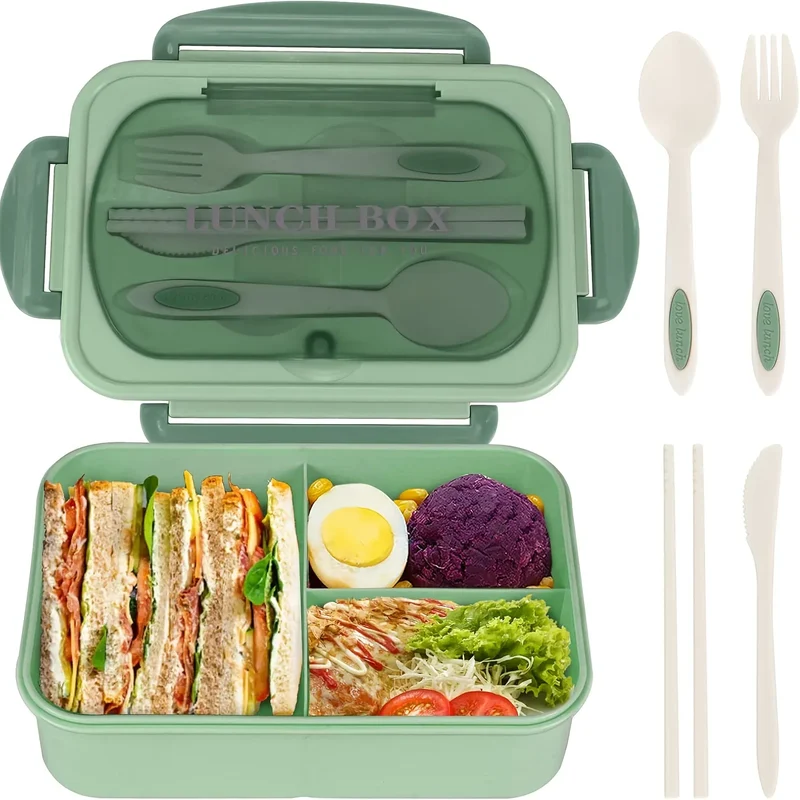 Bento Box Isotherme 2 Compartiments - Contenant Scellé Portable