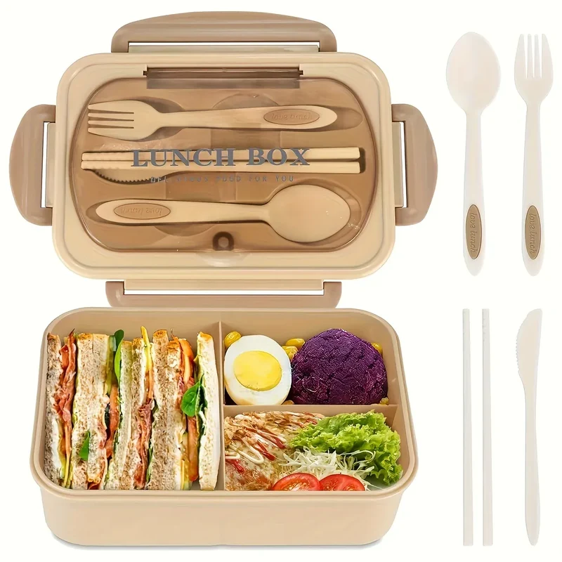 Bento Box Isotherme 2 Compartiments - Contenant Scellé Portable