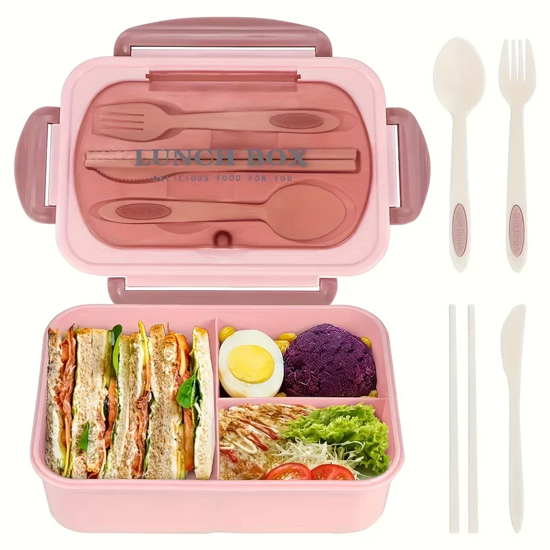 Bento Box Isotherme 2 Compartiments - Contenant Scellé Portable