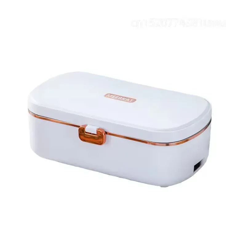 Lunch Box Chauffante Inox 304 Sans Eau 900 ml Bleue — Chauffage Sec 36 W