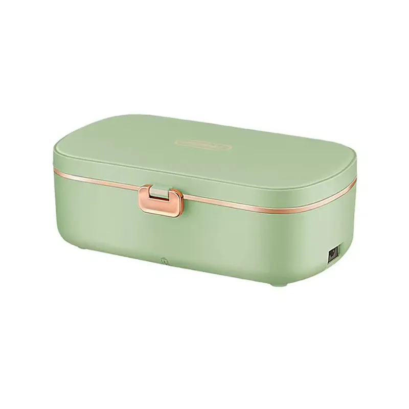 Lunch Box Chauffante Inox 304 Sans Eau 900 ml Bleue — Chauffage Sec 36 W