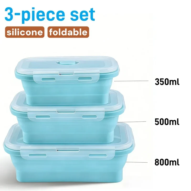 Bento 2 Étages en Bambou et Plastique | Boîte de Rangement Alimentaire