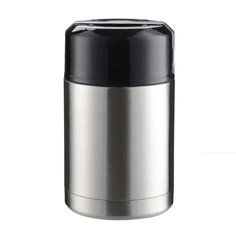 Thermos Alimentaire Inox — Isotherme 24h avec Pochette et Couverts