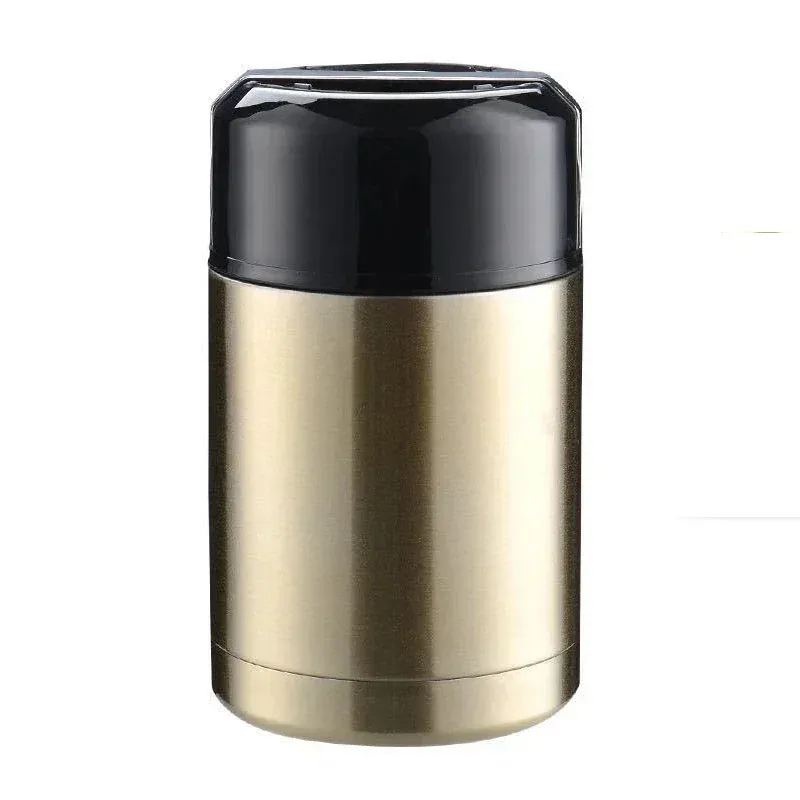 Thermos Alimentaire Inox — Isotherme 24h avec Pochette et Couverts