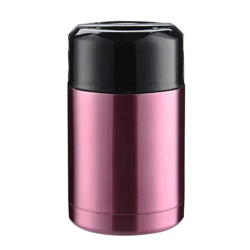 Thermos Alimentaire Inox — Isotherme 24h avec Pochette et Couverts