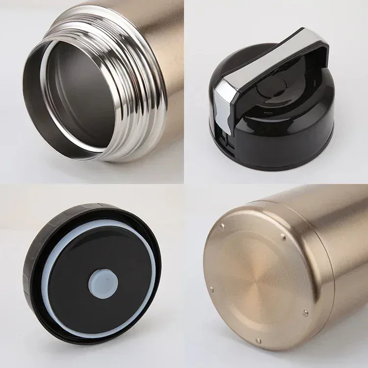 Thermos Alimentaire Inox — Isotherme 24h avec Pochette et Couverts