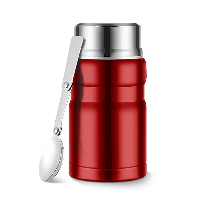 Thermos Alimentaire Inox 750ml | Conteneur Soupe avec Cuillère