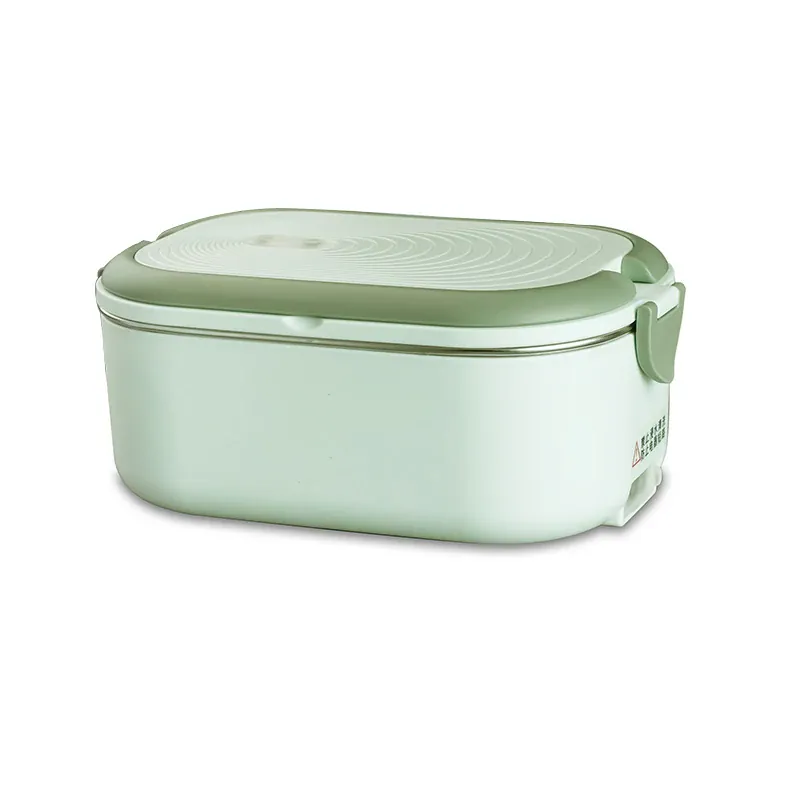 Lunch Box Chauffante Inox 1L 220V 18W | Boîte Chauffante Électrique