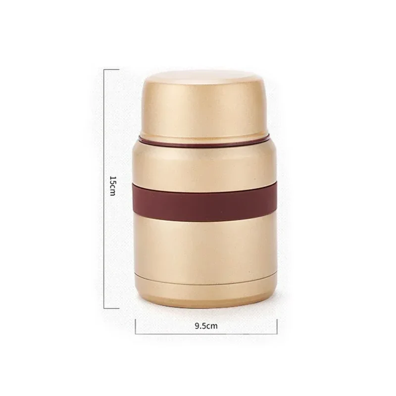 Thermos Alimentaire Isotherme 350ML500ML Inox avec Conteneurs