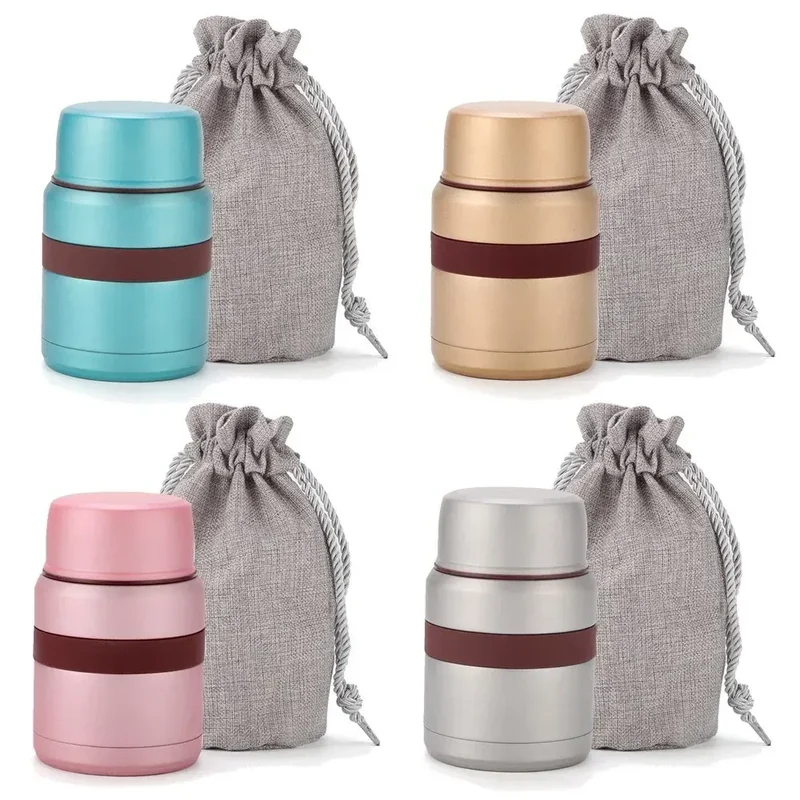Thermos Alimentaire Isotherme 350ML500ML Inox avec Conteneurs