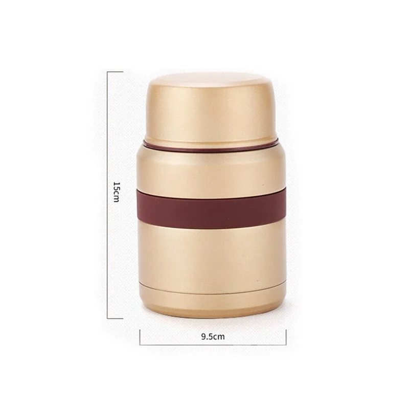 Thermos Alimentaire Isotherme 350ML500ML Inox avec Conteneurs
