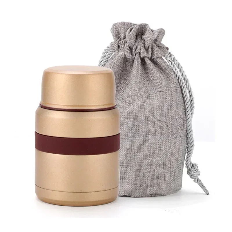 Thermos Alimentaire Isotherme 350ML500ML Inox avec Conteneurs