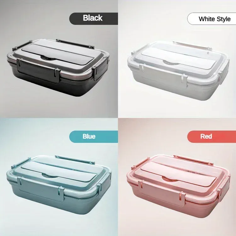 Bento Inox 3 Compartiments | Boîte Durable et Étanche 1,2L