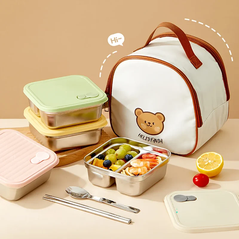 Ensemble Lunch Box Lucky - 700ml Étanche Anti-Fuite