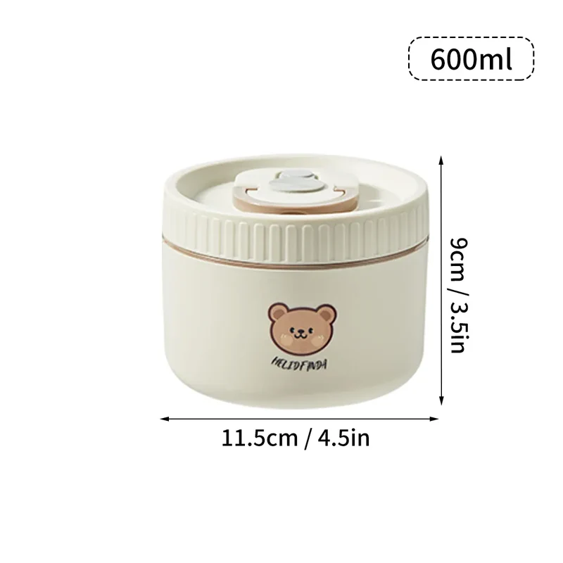 Lunchbox cylindrique isotherme 1,4 litre pour enfants