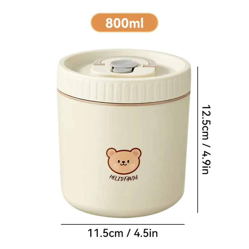 Lunchbox cylindrique isotherme 1,4 litre pour enfants