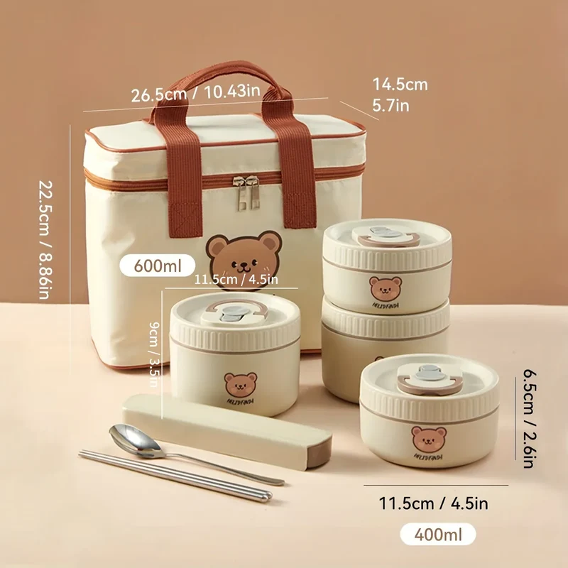 Lunchbox cylindrique isotherme 1,4 litre pour enfants