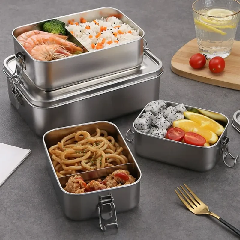 Gamelle en Inox hermétique de 850 à 2400 ml
