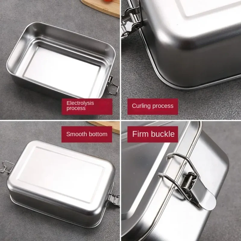 Gamelle en Inox hermétique de 850 à 2400 ml