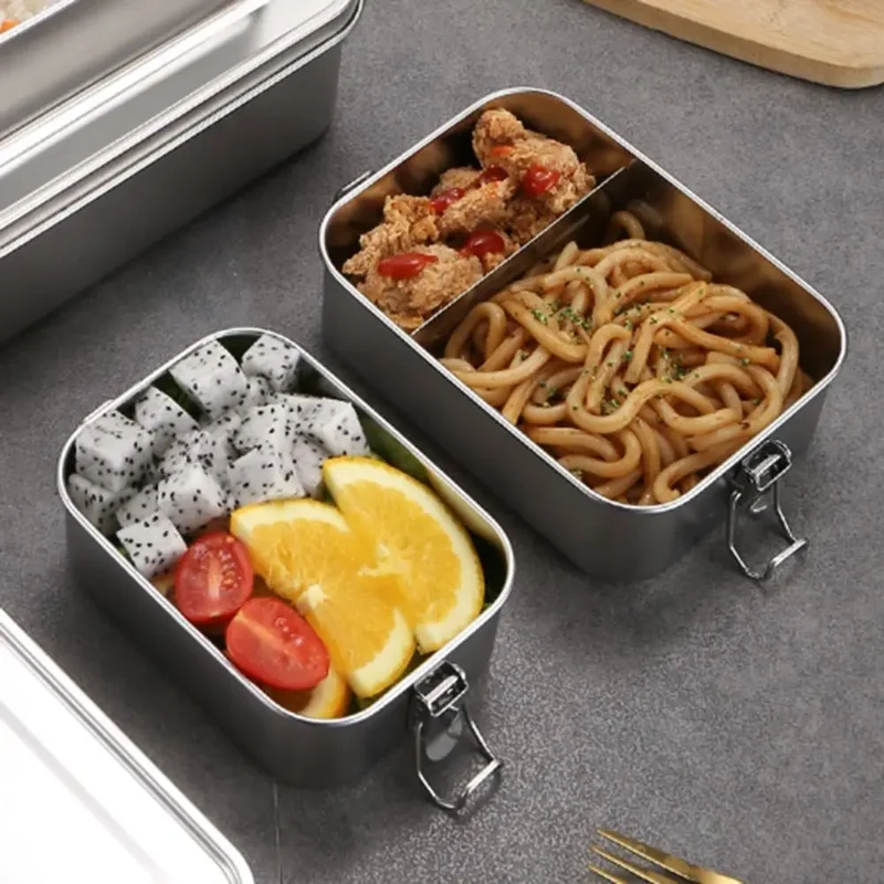 Gamelle en Inox hermétique de 850 à 2400 ml