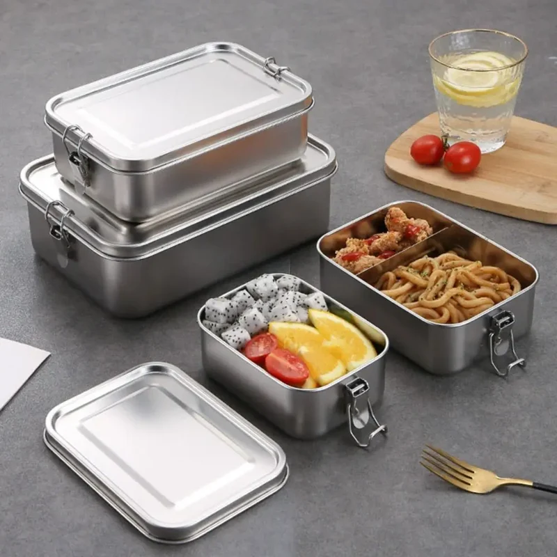 Gamelle en Inox hermétique de 850 à 2400 ml