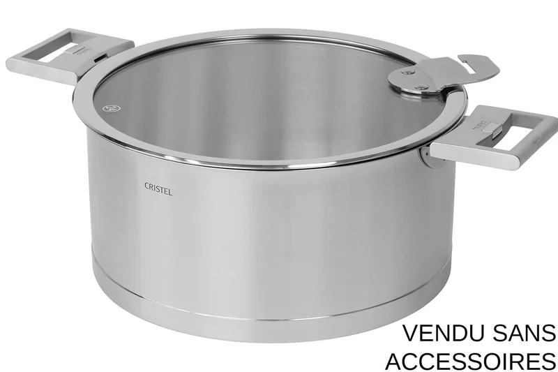 Faitout Cristel Strate Amovible en acier inox 18/10