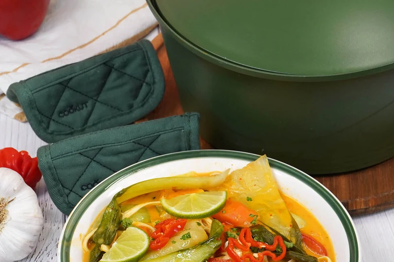Paire de maniques en coton Cookut pour l'Incroyable Cocotte à personnaliser