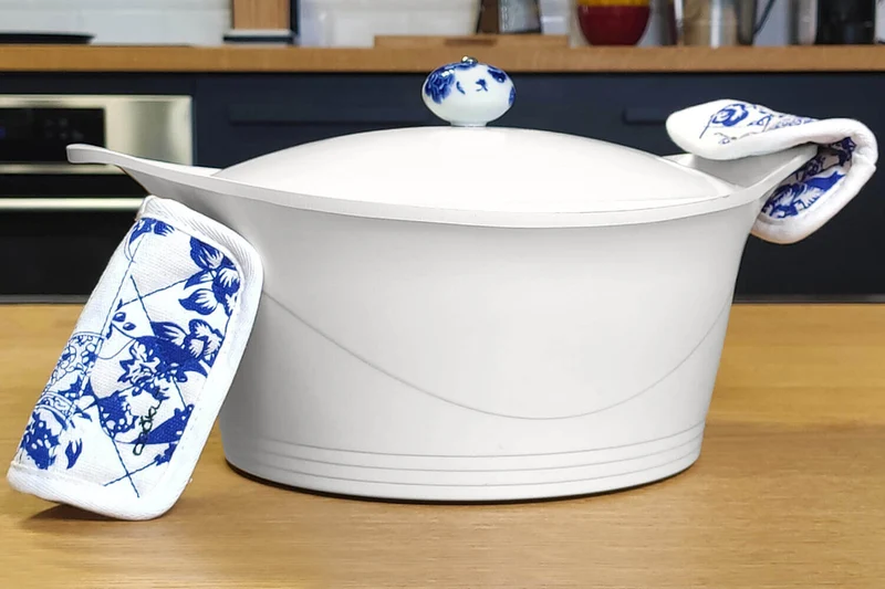 Paire de maniques en coton Cookut pour l'Incroyable Cocotte à personnaliser