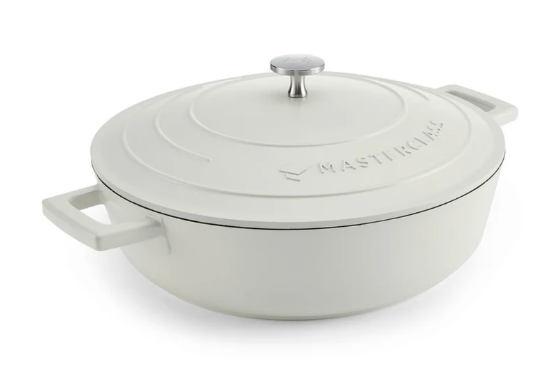 Sauteuse ronde MasterClass compatible induction en fonte d'aluminium 4L
