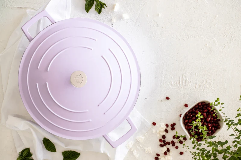 Sauteuse ronde MasterClass compatible induction en fonte d'aluminium 4L