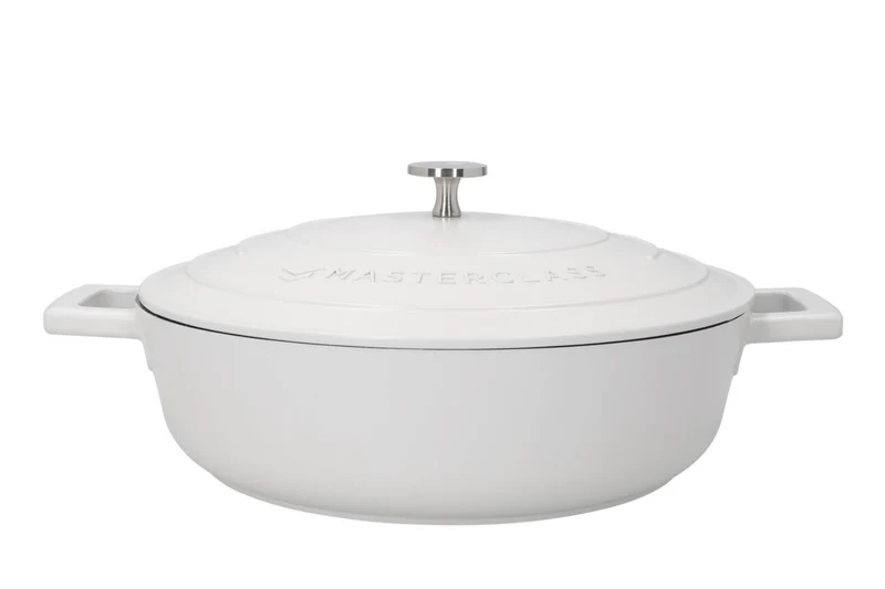 Sauteuse ronde MasterClass compatible induction en fonte d'aluminium 4L