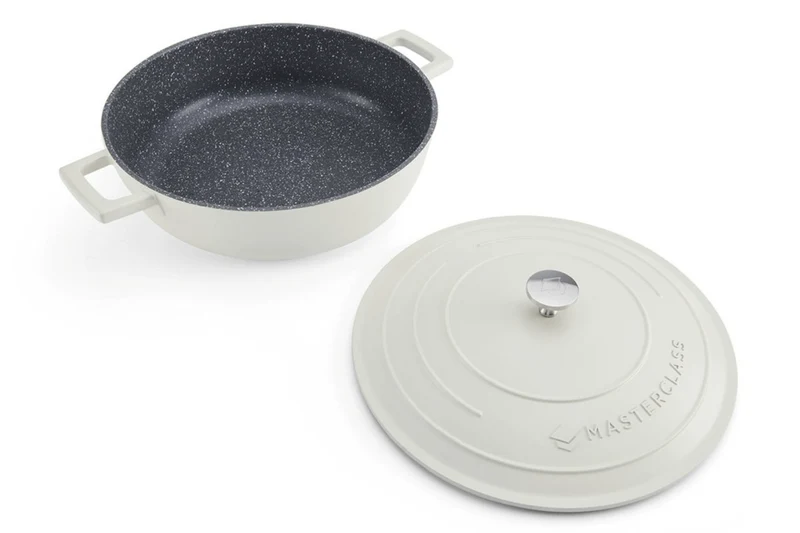 Sauteuse ronde MasterClass compatible induction en fonte d'aluminium 4L