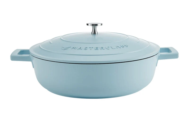 Sauteuse ronde MasterClass compatible induction en fonte d'aluminium 4L